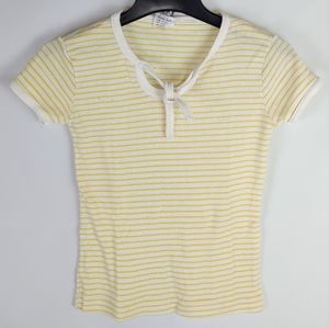 Vintage Y2K Rag Time Blouse Top Shirt Size M Casual Retro VTG Soft Girl Preppy